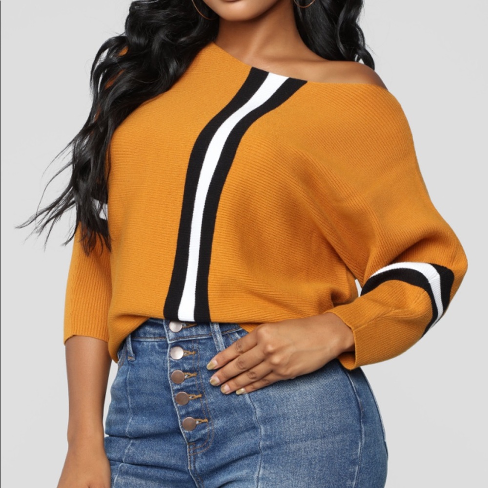 Mustard yellow sweater